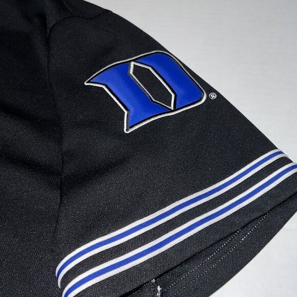 Colosseum Athletics NCAA Duke Blue Devils Black Script Baseball Jersey Mens 2XL - Picture 5 of 11